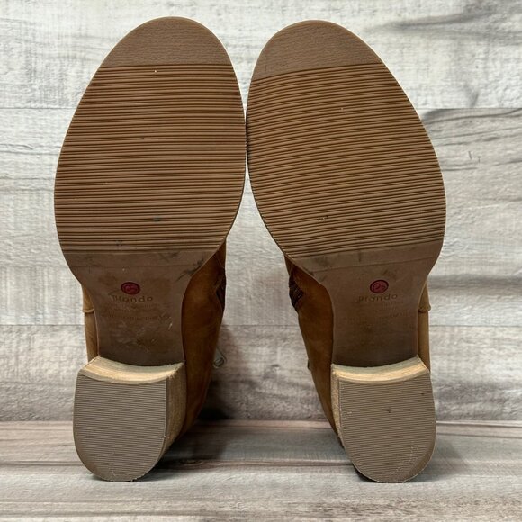 Blondo Noa Brown Suede Bootie Waterproof Womens Size 8.5 - Picture 4 of 5